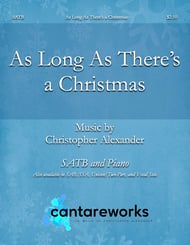 As Long As There's a Christmas SATB choral sheet music cover Thumbnail